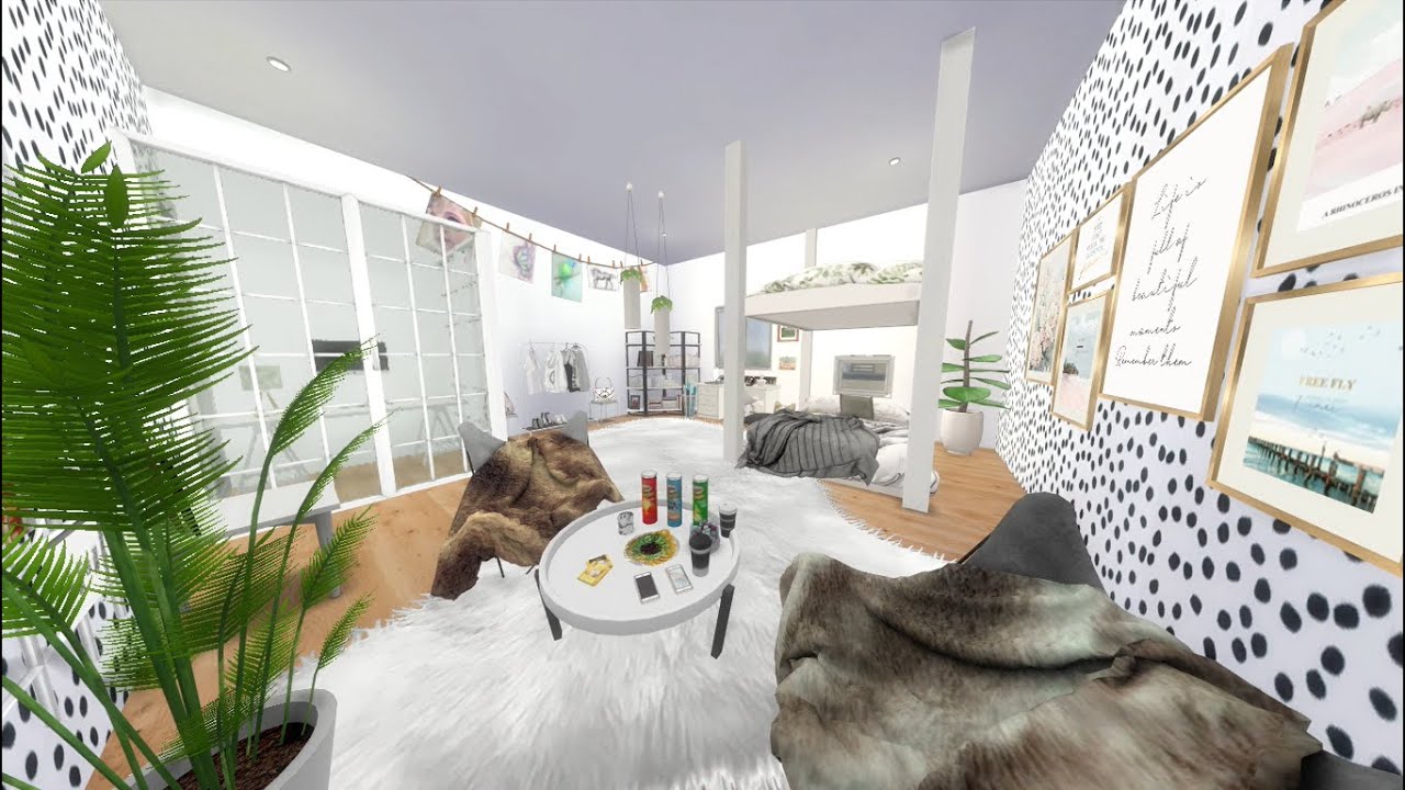 Girls' Dorm Room | The Sims 4 | CC Speed Build