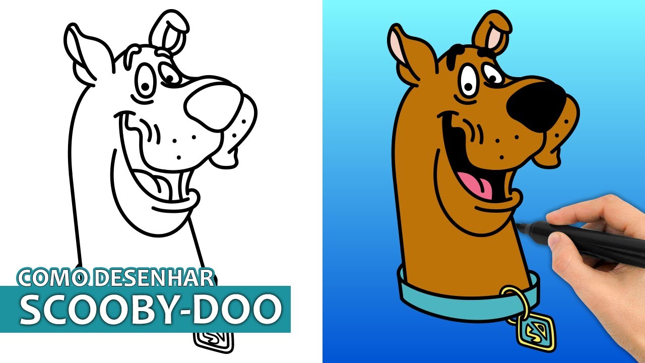 Como Desenhar Scooby Doo (Tutorial De Desenho Fácil) - YouTube