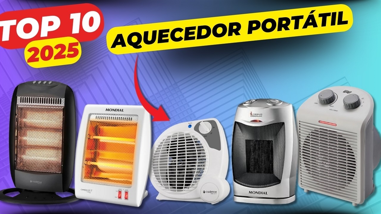 [Qual o melhor?] Aquecedor ELÉTRICO Portátil. Melhor AQUECEDOR PORTÁTIL ...