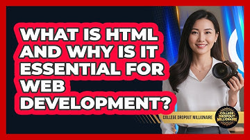What Is HTML And Why Is It Essential For Web Development? - College Dropout Millionaire
