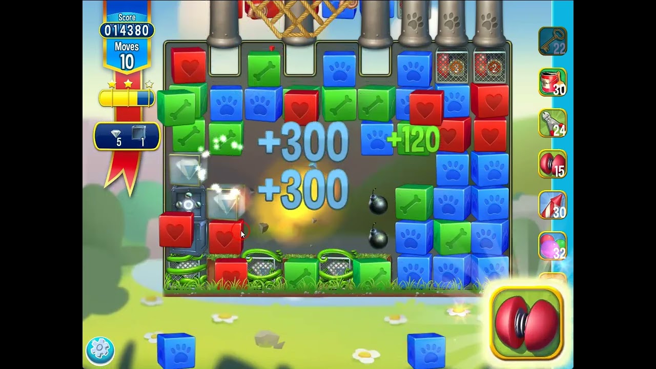 Pet Rescue Saga level 5133 no boosters | PuzzledCubes.site