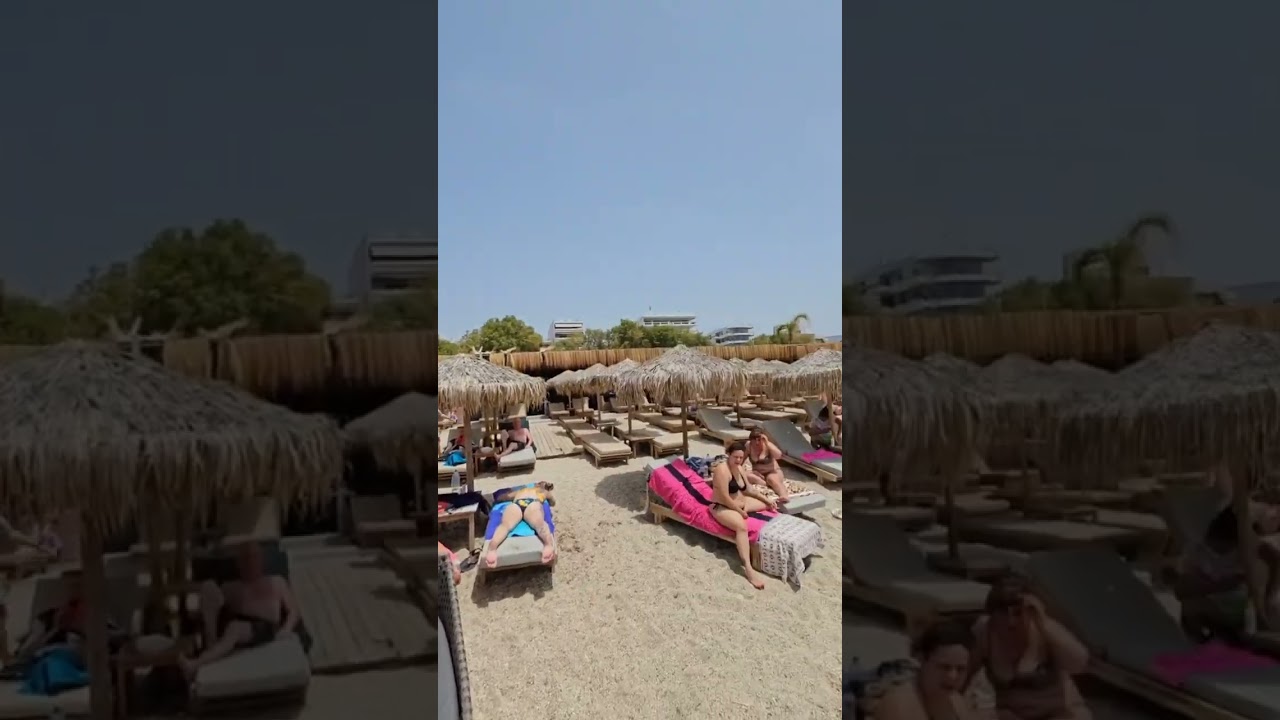 Greece. Athens.  Kalamaki beach.  Греция. Афины. Пляж Каламаки.