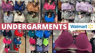 💛NEW WALMART UNDERGARMENTS ARE IN STOCK‼️WALMART SHOP WITH ME | WALMART INTIMATES | WALMART BRAS
