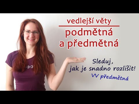 Co Je To Veta Podmetna