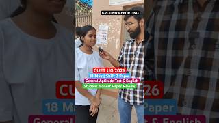 CUET UG 2026 Paper level | CUET UG GAT Honest Paper Review #cuet2026