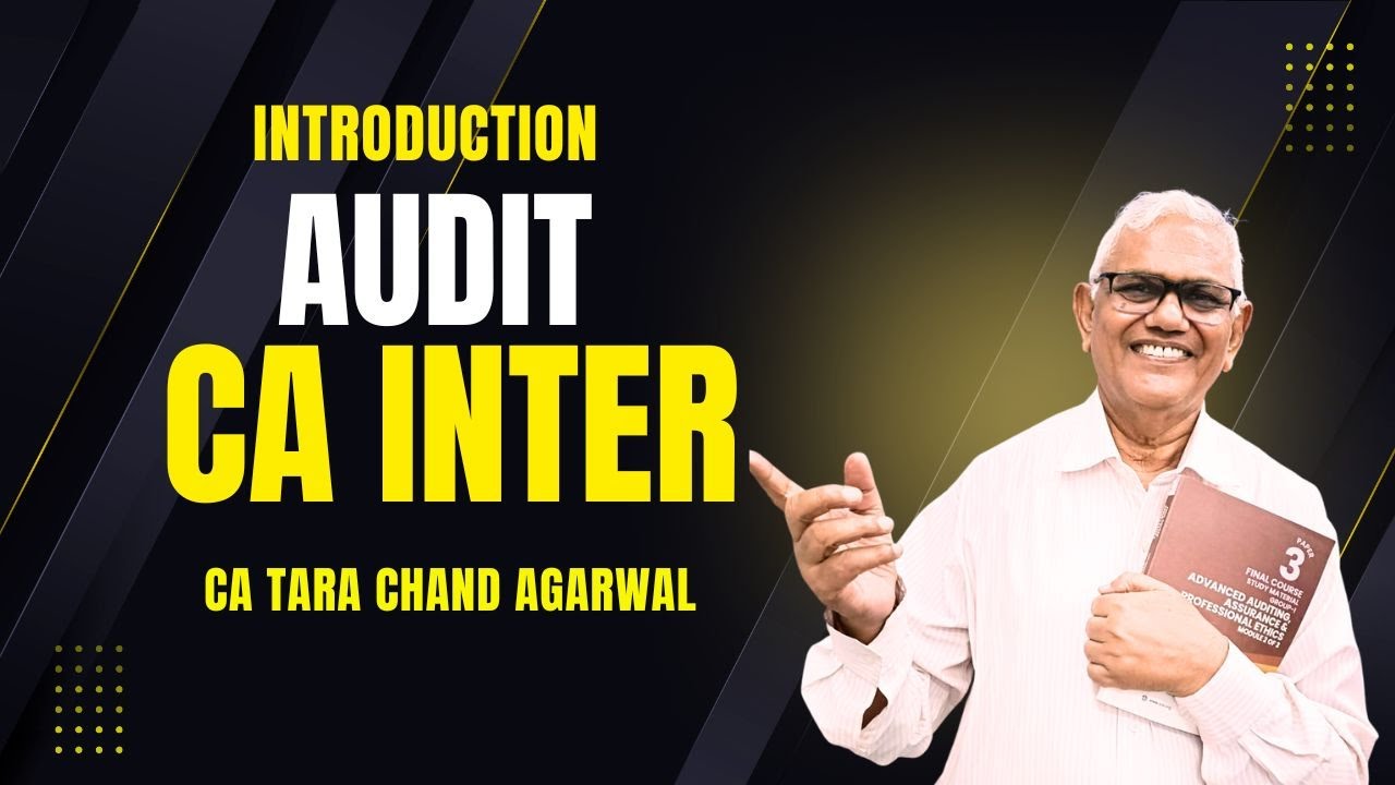 Audit CA Inter - Introduction to Class - YouTube