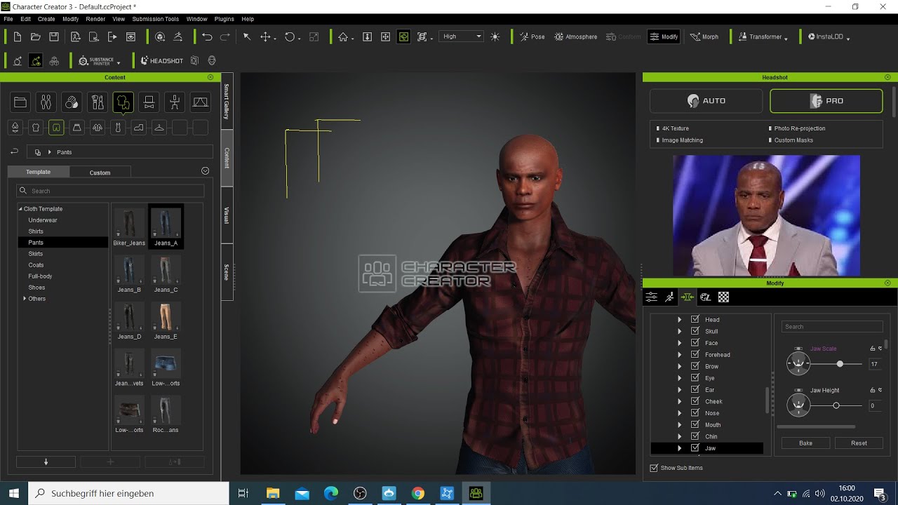 Day 30- Using Headshot plugin in Character Creator 3.3 to make a more ...