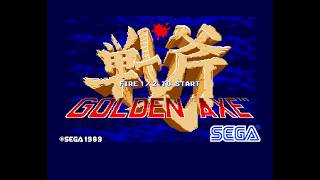 Golden Axe. [AMiGA A500 - Probe Software, Virgin Games]. (1990). Full Play.