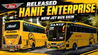 RELEASED HANIF ENTERPRISE NEW JET BUS SKIN 🔥 | BUSSID New Skin | Hino Jet Bus Skin screenshot 3