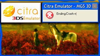 MGS3D (Citra Emulator) - Ending Crash Work Around