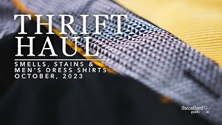 Thrift Haul - Looking for Stinky, Stained Shirts to Test Cleaning Solutions
