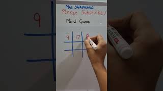 mind game #viral #mathspuzzle #youtubeshort #trending #math #mathshorts #viralshort #shorts