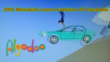 2002 Mitsubishi Lancer Evolution VII Crashable In Algodoo