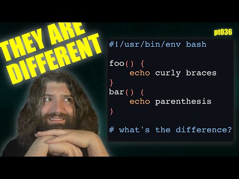 Parenthesis vs. Curly Braces in Bash Function Declarations - You Suck at Programming #036