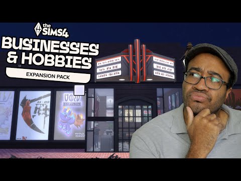 I Created a Movie Theater & Tattoo Shop Using Sims 4 Businesses & Hobbies