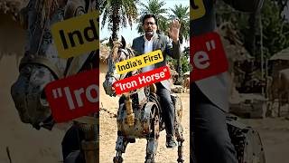 India's First "Iron Horse": This horse runs without eating grass! 🐎⚙️ #shorts