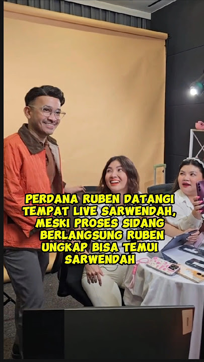 Ruben still meets Sarwendah 🥺 #rubenonsu #sarwendah #betrandpeto #raffiahmad #romantic
