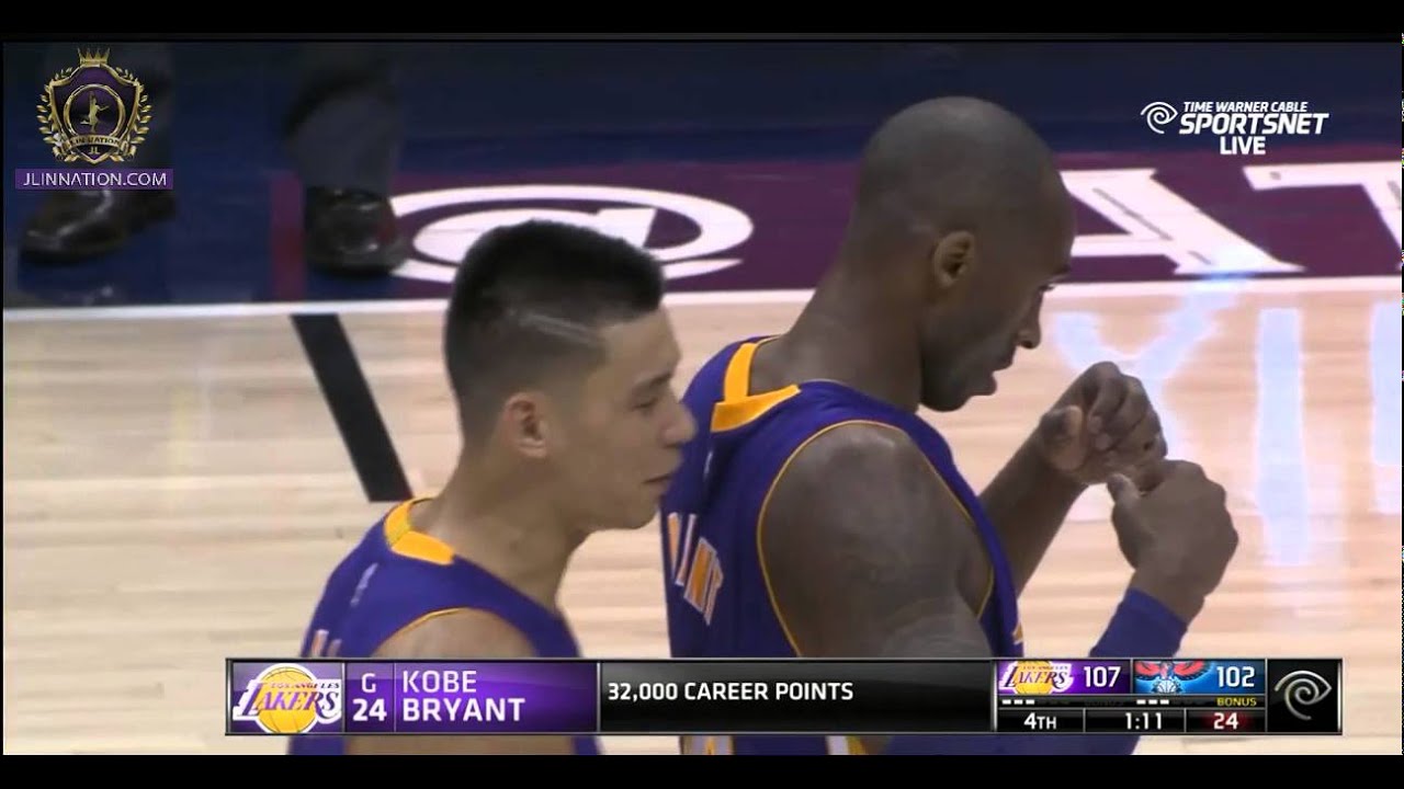 Lakers vs. Hawks Final Score: Kobe Bryant gets another win against ...