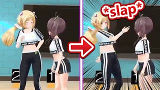 Matsuri Messing With Aki And Successfully Touched Her Booba...