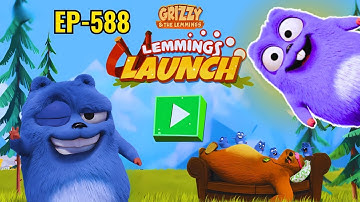 Grizzy and Lemmings Launch Online Gameplay 2025 - Lemmings Bear Launch Ep-588