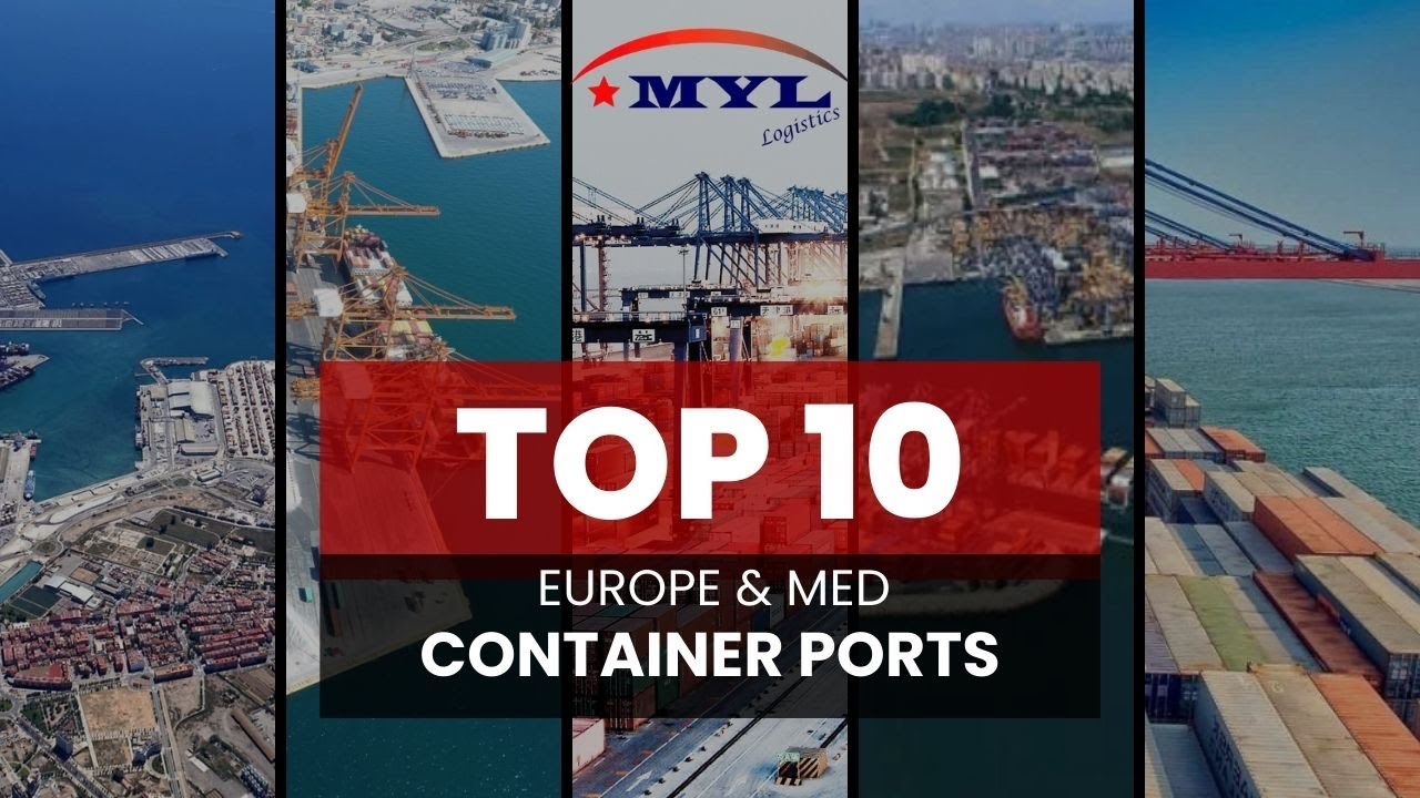 Major Ports of Europe and Mediterranean.