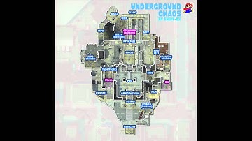 MW3 Chaos Map Underground Weapon Equipment Drop Spot by shift-ex