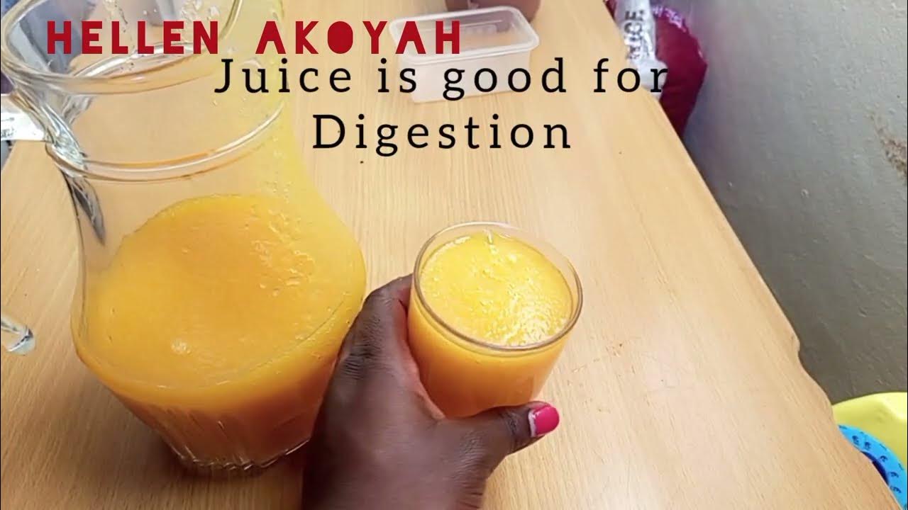 HOW TO MAKE FRESH AND DELICIOUS PAPAYA/ PAWPAW JUICE FOR IMPROVED