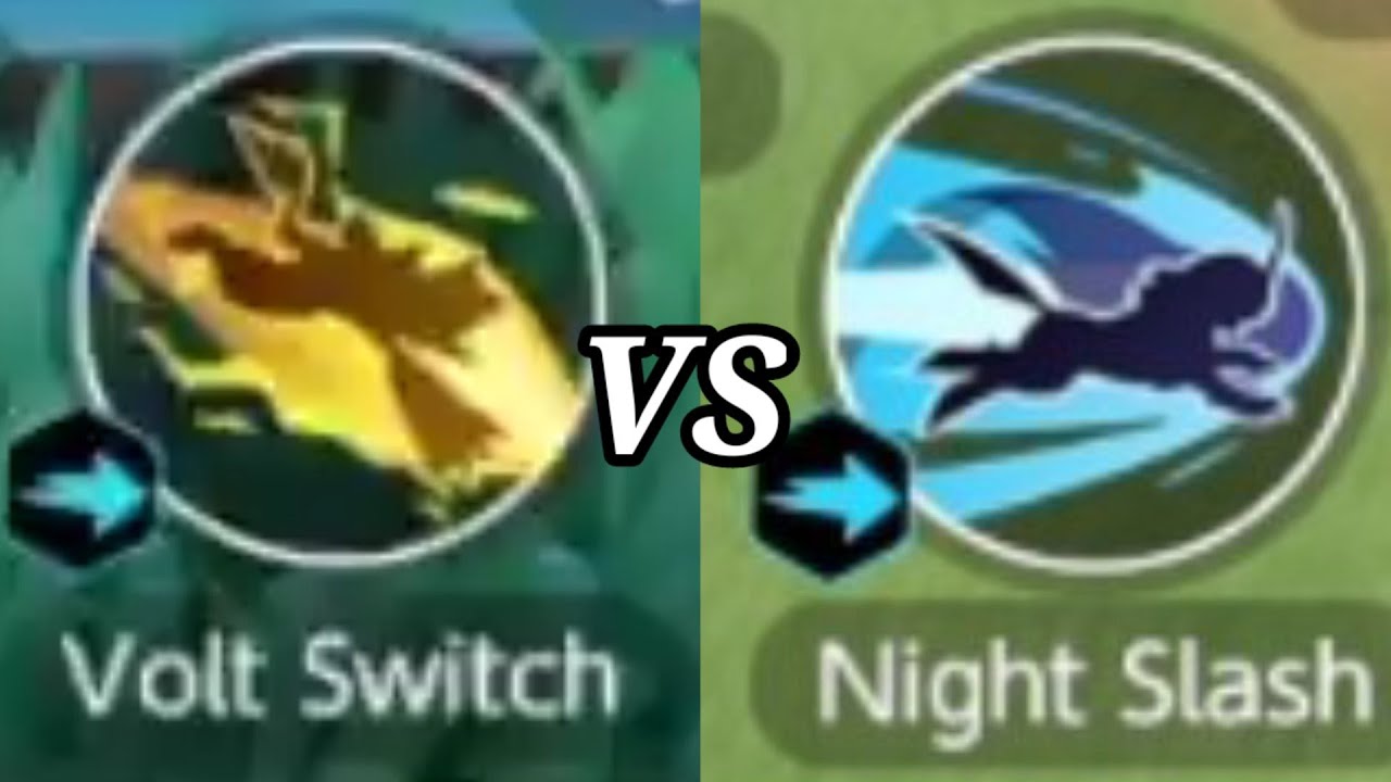 pokemon unite | Volt switch VS Night slash Damage comparison