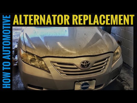 How to Replace an Alternator on a 2007 Toyota Camry with 2.4 L Engine