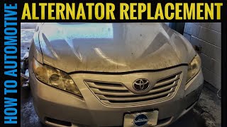 How to Replace an Alternator on a 2007 Toyota Camry with 2.4 L Engine Information