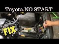 Toyota crank no start