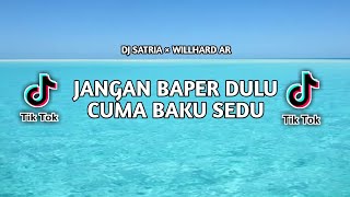 JANGAN BAPER DULU - DJ Satria × Willhard Ar [ VIRAL TIKTTOK 2024 ]