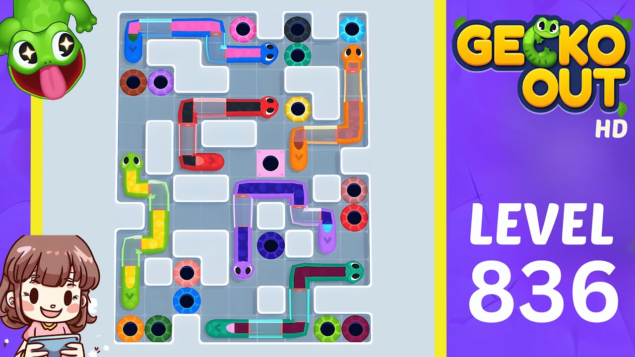 Gecko Out Level 836 Solution Walkthrough