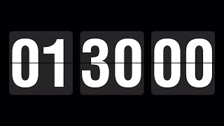 1 hour  30 minute countdown, Timer & alarm flip clock.