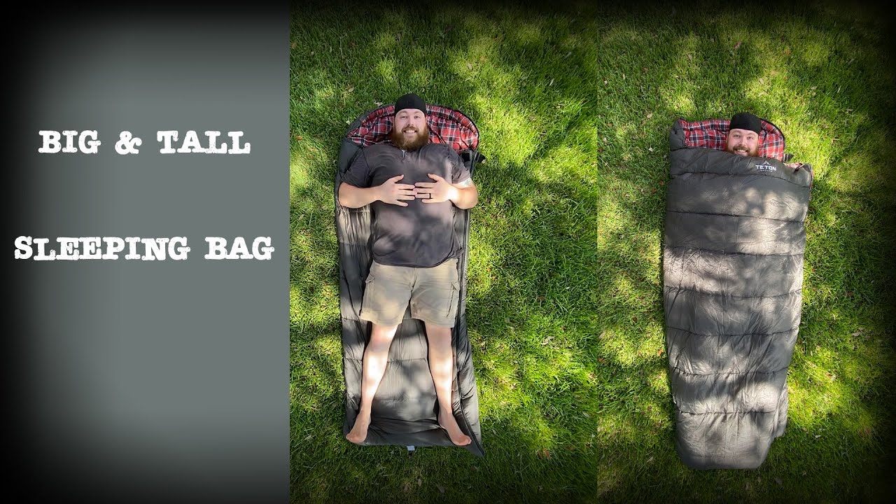 Big & Tall Sleeping Bag! - TETON XXL - Freaky Tall Reviews
