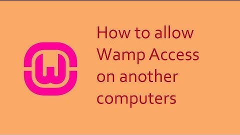 How to allow wamp server 3.0 access on another computer | how to solve  "Forbidden" access of wamp