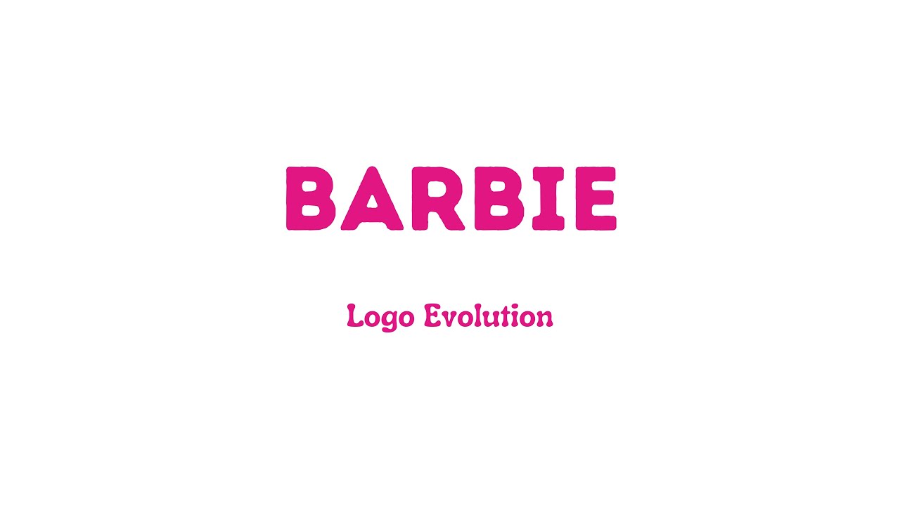 Logo History - Barbie Logo Evolution