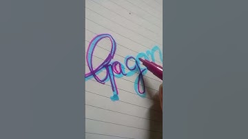 Gagan Name#calligraphy #handwriting #viral #shortshort #short#shortvedio