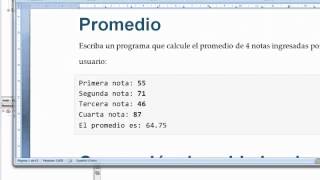 Ejemplos Java 2: Calcular promedio de 4 notas y uso de cast Net Worth