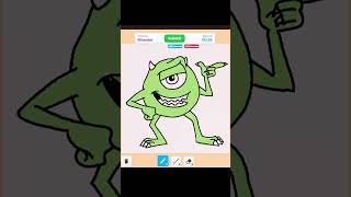 Information Drawing Mike Wazowski in Speed Draw ROBLOX ☺️🙂 #speeddrawing #art #speeddraw News
