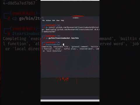 How to install 2tearsinabucket in Kali Linux#shorts