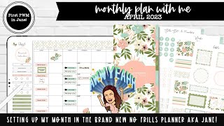 April 2023 Set Up in the New P2P No Frills Planner (aka JANE) 🥳 | Digital Plan w/ Me | screenshot 5
