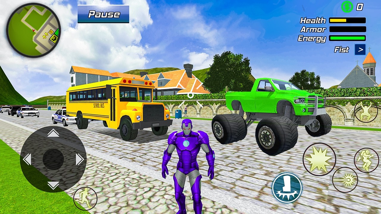 Iron Suit Hero Ninja Gangster Crime Vegas City - Android Gameplay #3