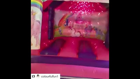 12ftx12ft Unicorn 🦄 Disco Castle