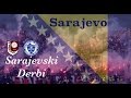 Tifositv in sarajevo fk sarajevo  fk eljezniar great pyro atmosphere and choreography
