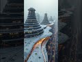 The Platform | Postcosmic Worlds Unveiled 🌌🏙️ #futuristicarchitecture #shorts