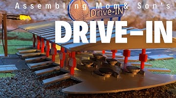 Drive-In Assembly - N Scale 3D Printed Model RailRoad Structure Kit - ETSY Iron Horse Hobbies SMK