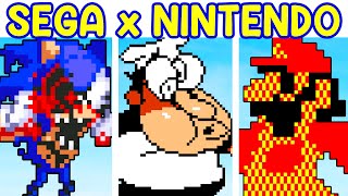 Friday Night Funkin': VS SONIC x MARIO (SEGATENDO MIX V1)