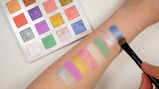 BH Cosmetics Lost in Los Angeles Palette Swatches