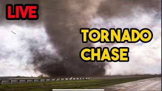 LIVE TORNADO Chase In Kansas and Oklahoma @AaronJayjack